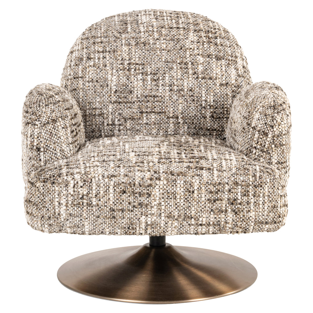 Richmond Loungestoel Kagney Omara Brown Swivel