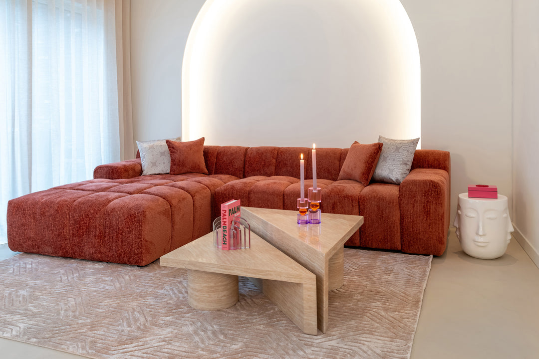 Coffee table Fictus beige (Set of 2)