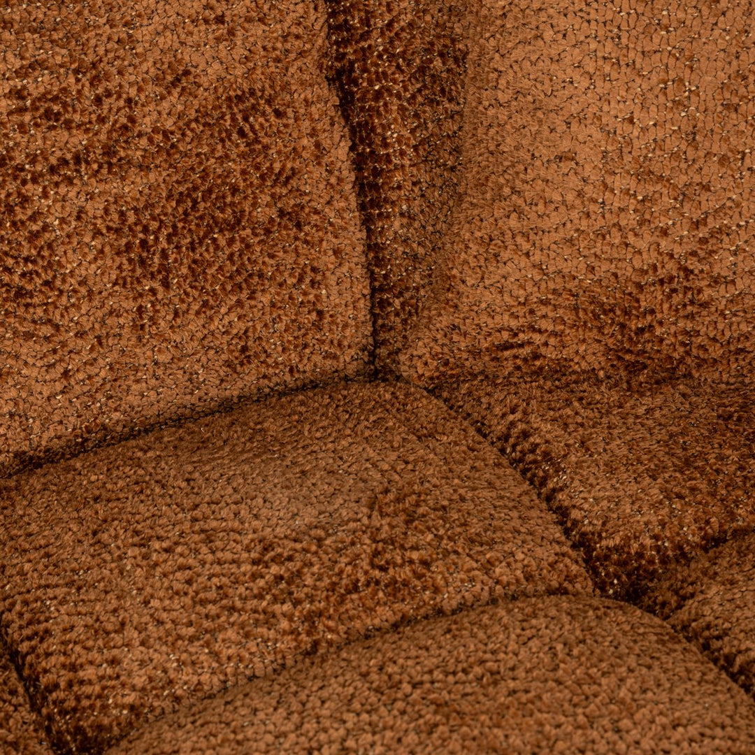 Sofa Cube lovely cinnamon 3-seater + lounge left