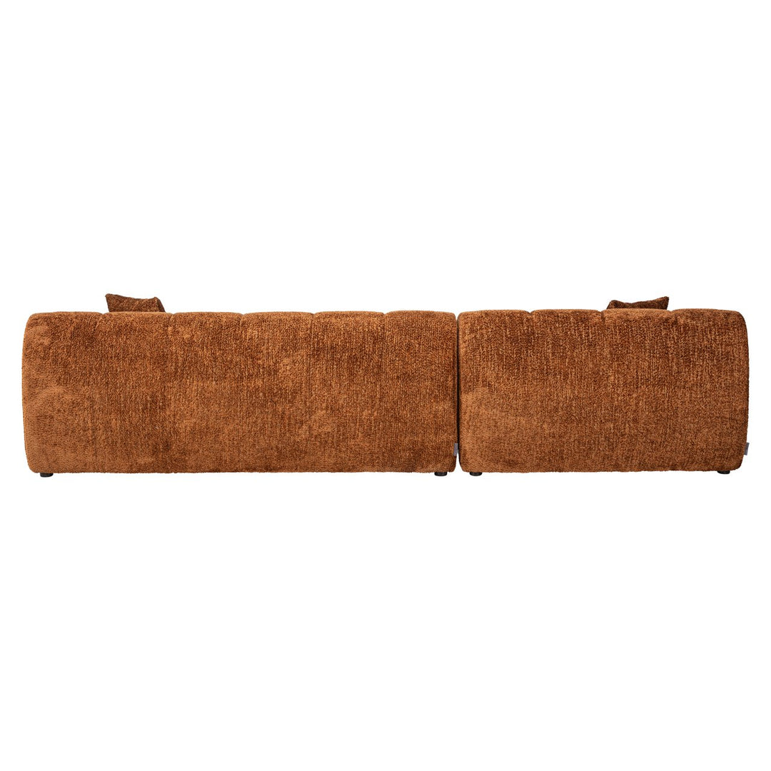 Sofa Cube lovely cinnamon 3-seater + lounge left