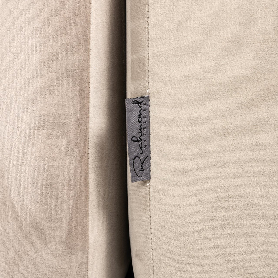 Sofa Cube khaki velvet 3-seater + lounge right