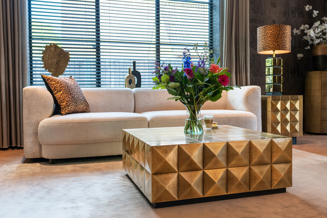 Console Collada brushed gold