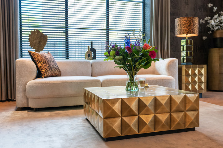Console Collada brushed gold