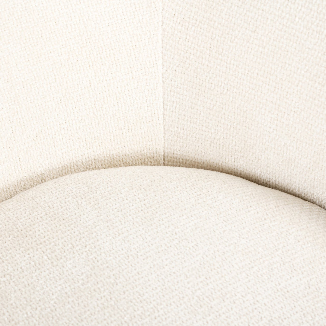 Lounge chair Arcus white unicorn swivel