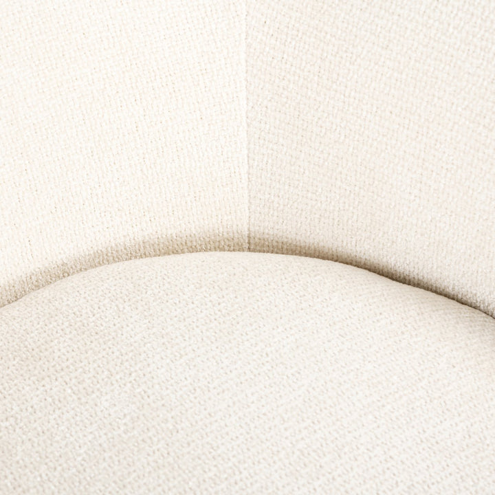 Lounge chair Arcus white unicorn swivel