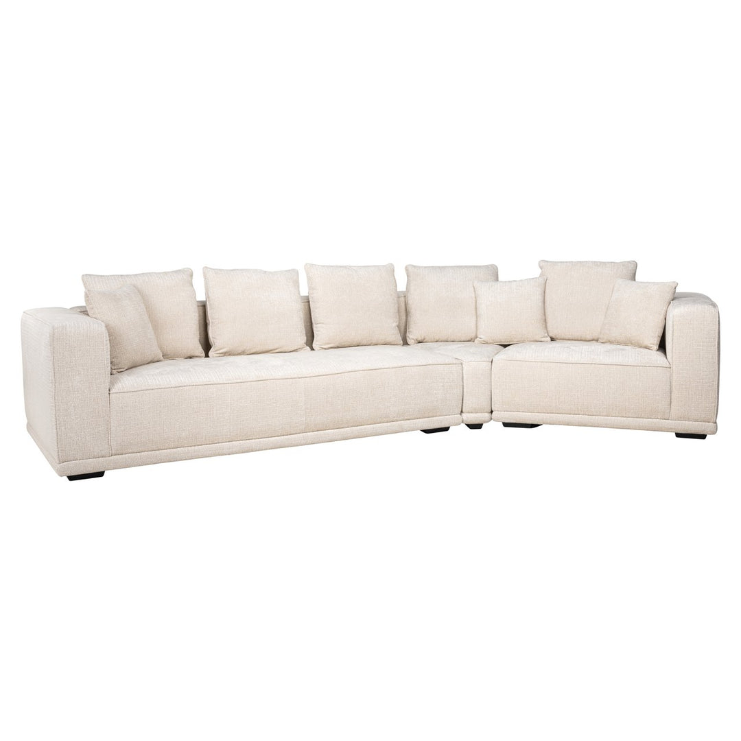 Bank Lusso niagara beige 4-seater