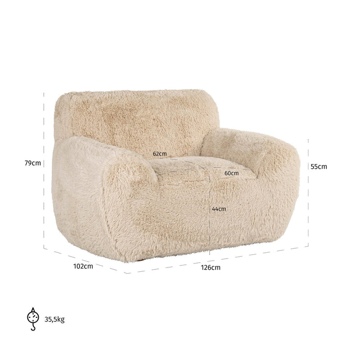Lounge chair Comfy yakety sand