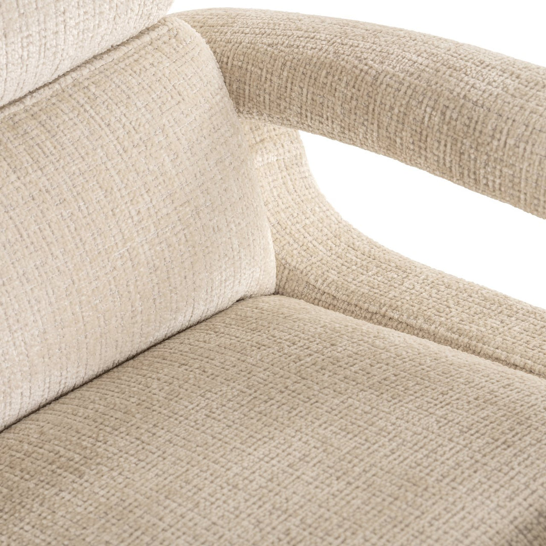 Lounge chair Denvi niagara beige swivel