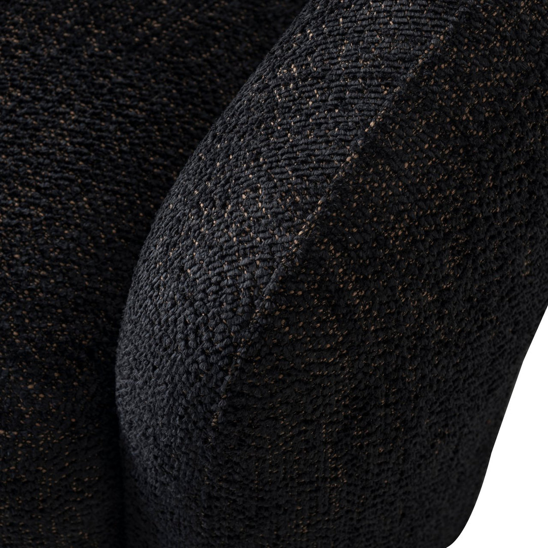 Lounge chair Milania lovely black