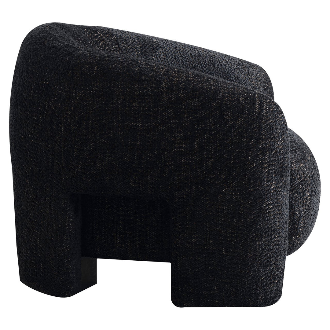 Lounge chair Milania lovely black