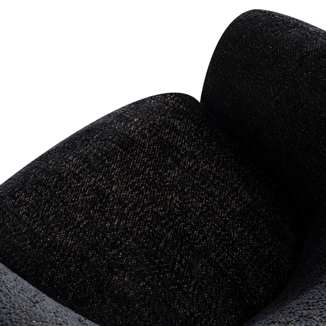 Lounge chair Milania lovely black