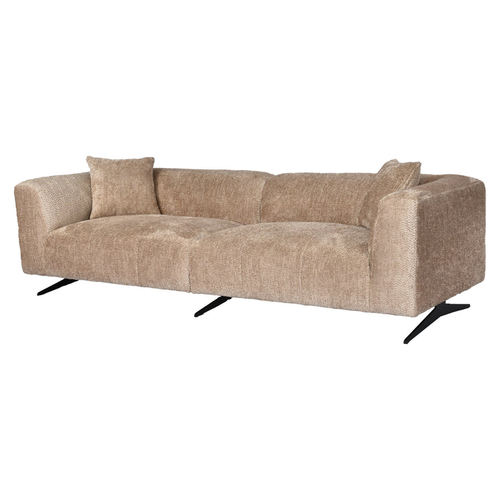 Sofa Hoxton, schönes beiges 3-Sitzer-Sofa