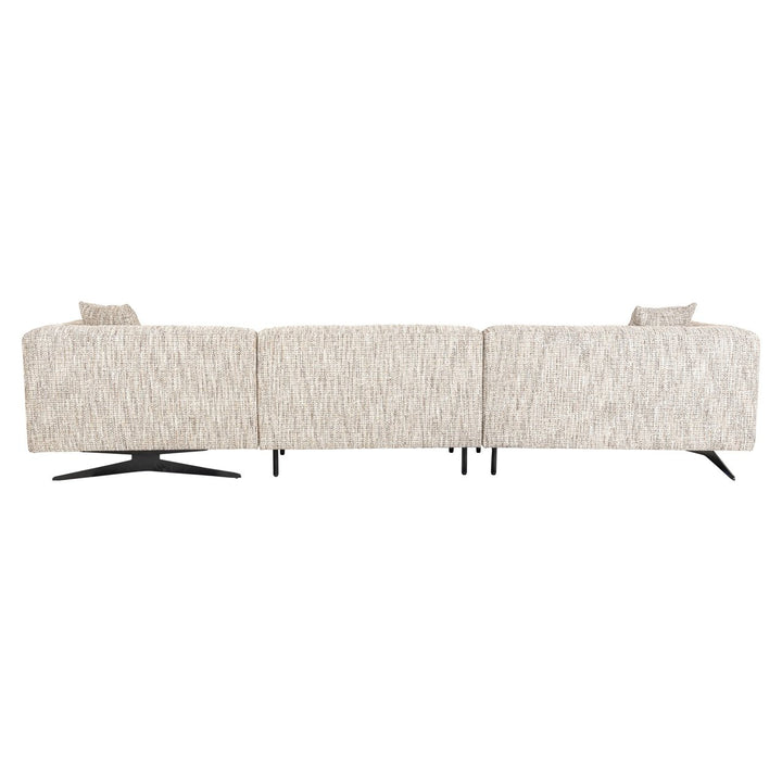 Sofa Hoxton trendy nature 3-seater + lounge right
