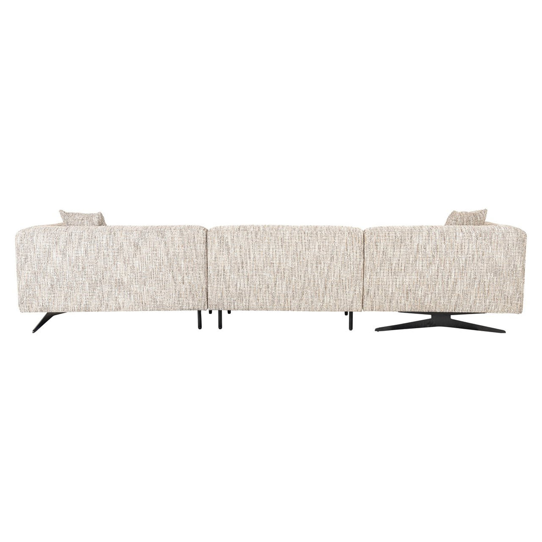 Sofa Hoxton trendy nature 3-seater + lounge left