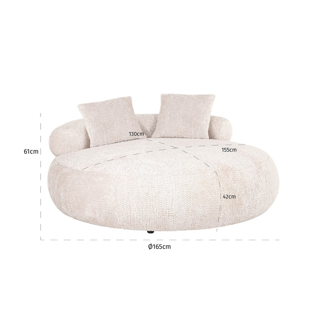 Bank Tivola schöne Creme