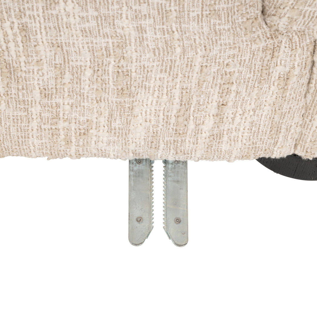 Richmond Bank Pandora Beige Angora Lounge Links