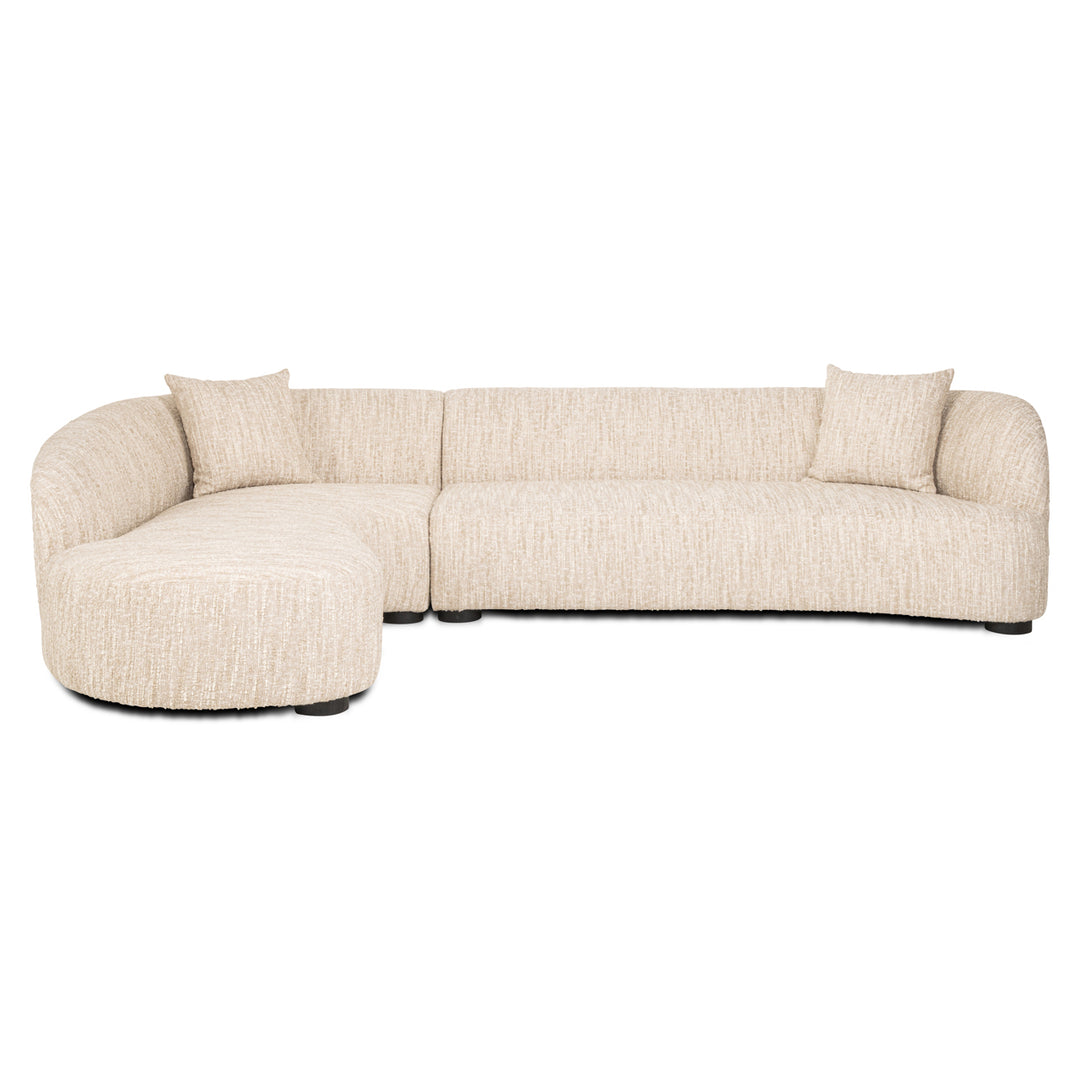 Richmond Bank Pandora Beige Angora Lounge Links