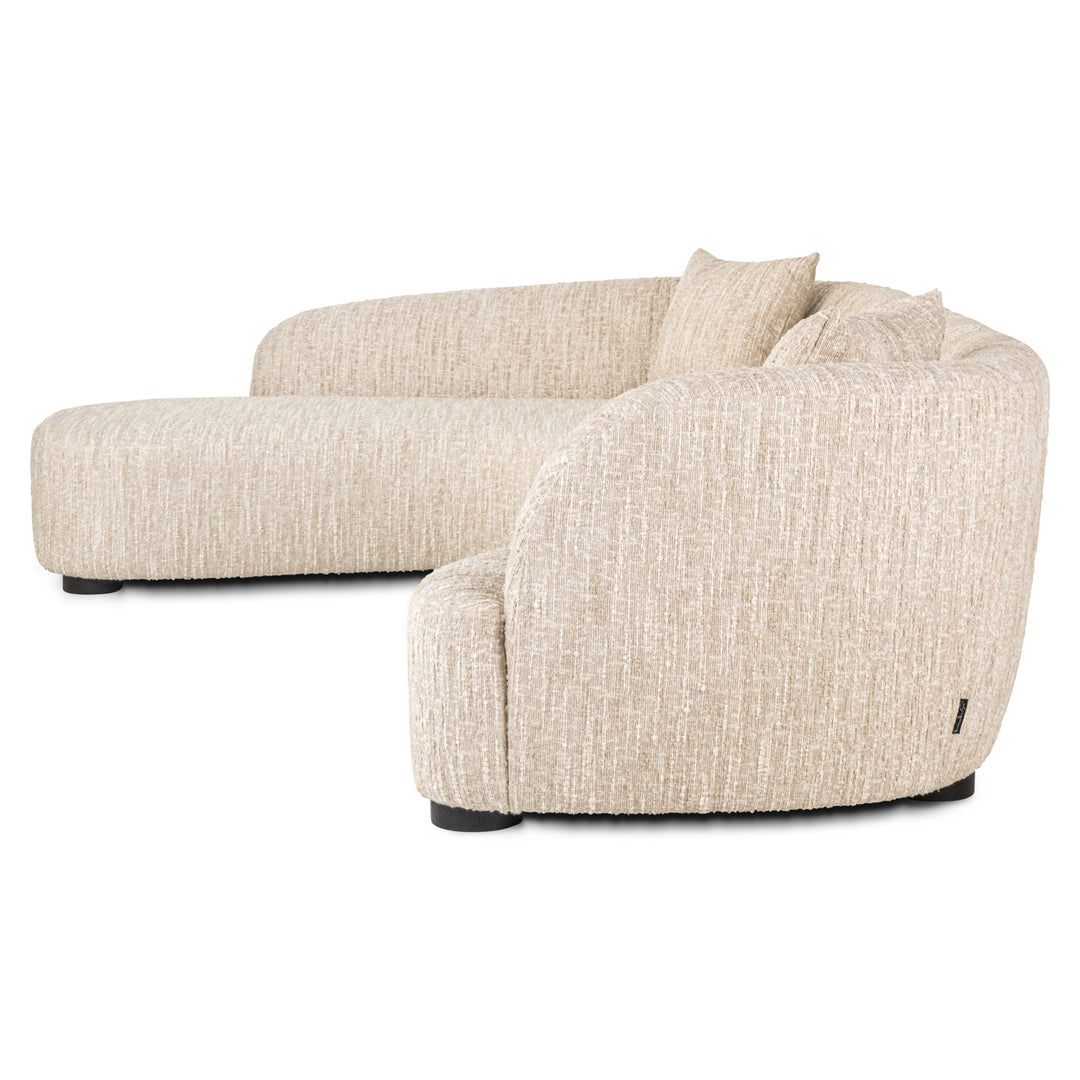 Richmond Bank Pandora Beige Angora Lounge Links