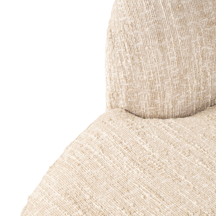 Richmond Bank Pandora Beige Angora Lounge Links