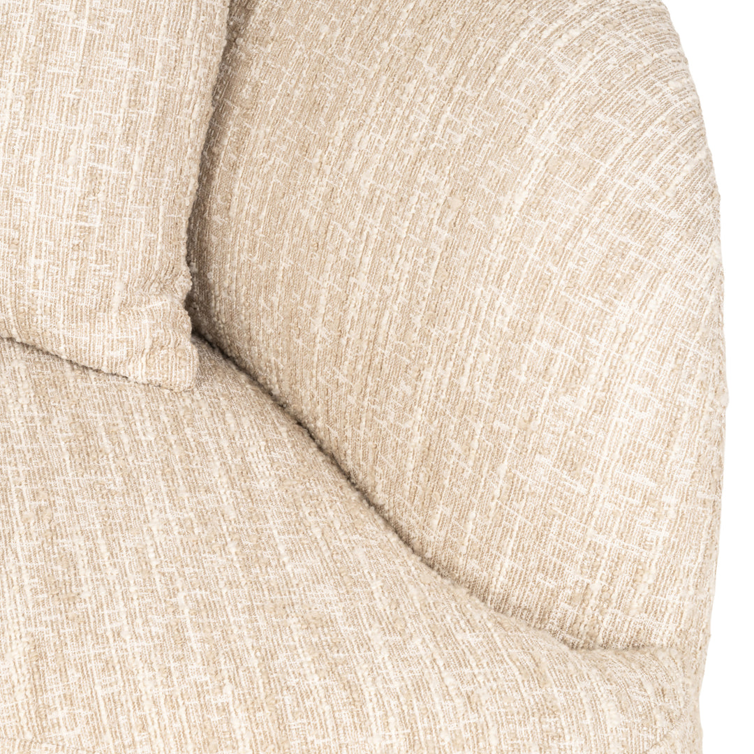 Richmond Bank Pandora Beige Angora Lounge Links