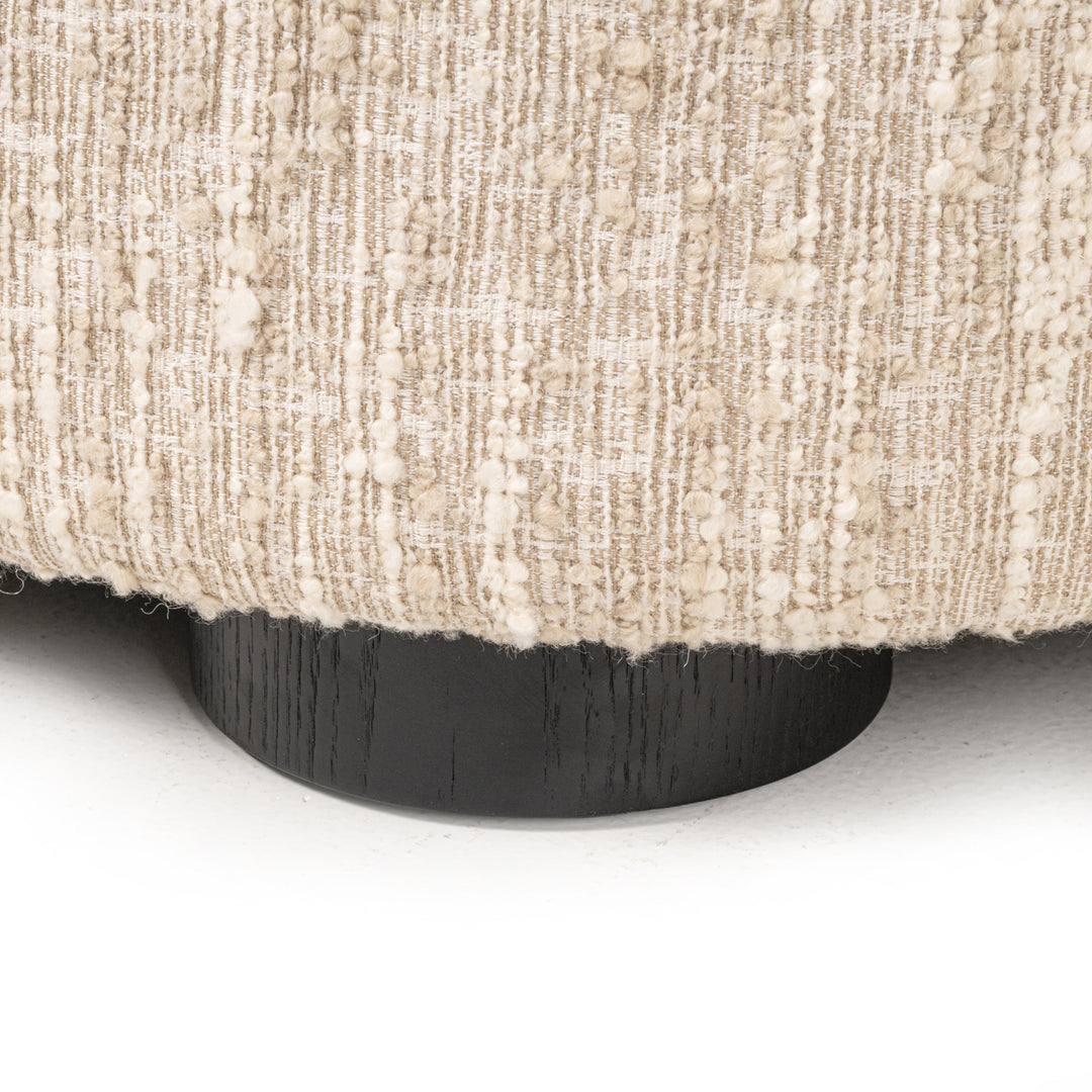 Richmond Bank Pandora Beige Angora Lounge Links