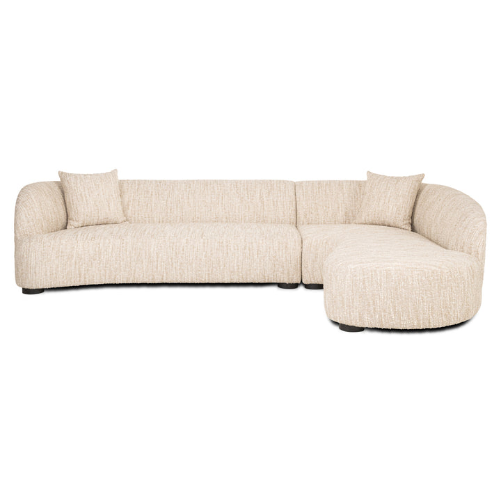 Richmond Loungebank Pandora Beige Angora Rechts