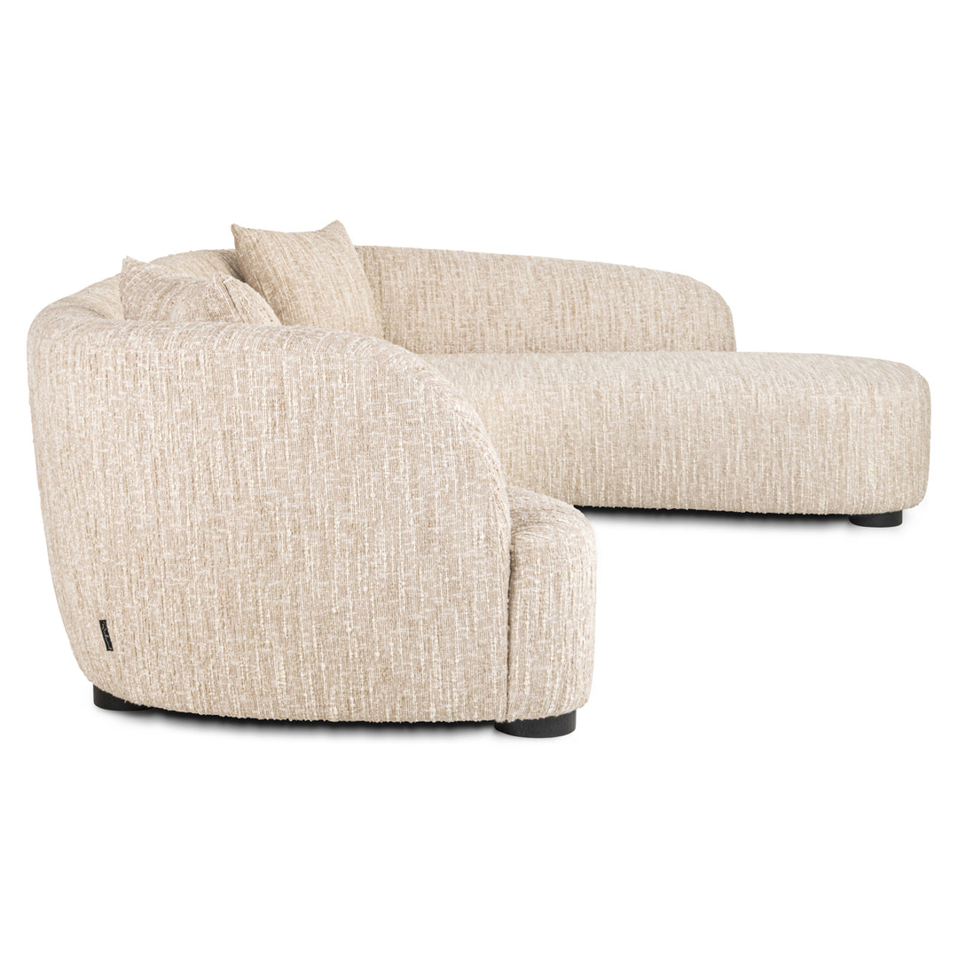 Richmond Loungebank Pandora Beige Angora Rechts