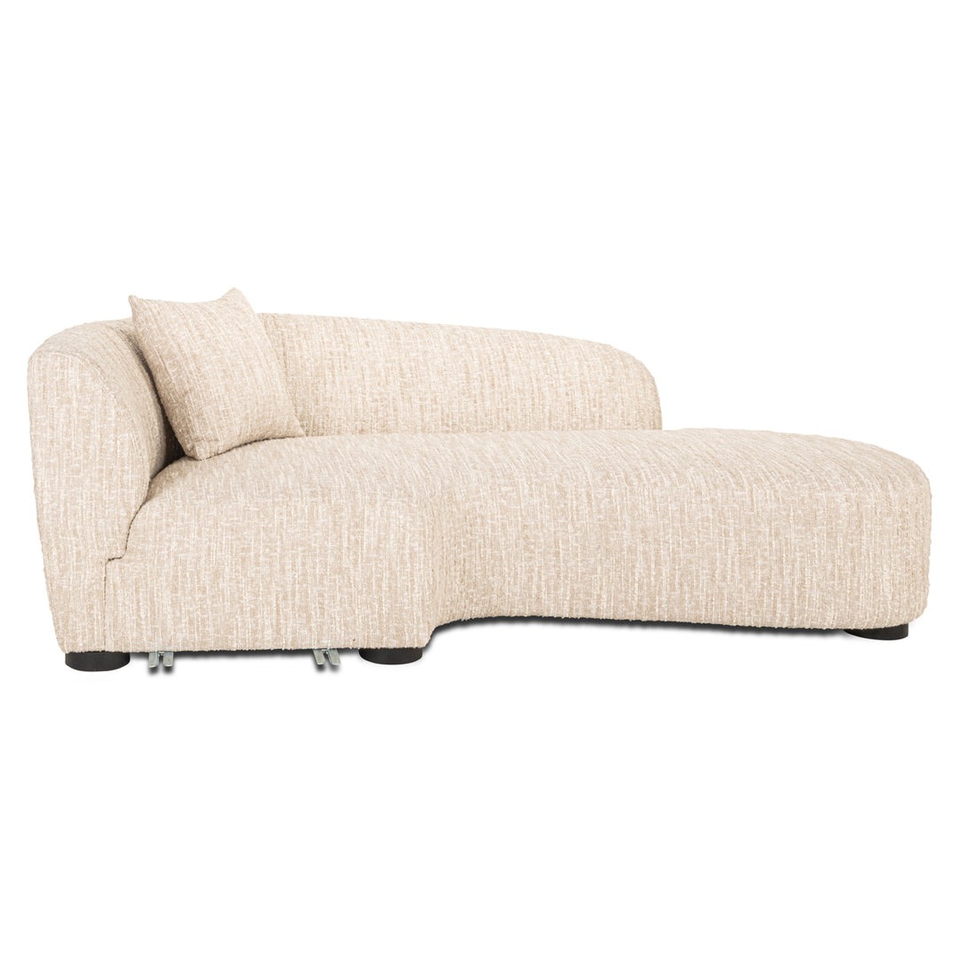 Richmond Loungebank Pandora Beige Angora Rechts