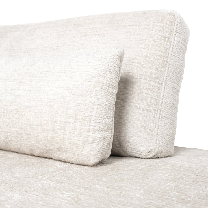 Sofa Lund cream fusion 3-seater + ottoman right