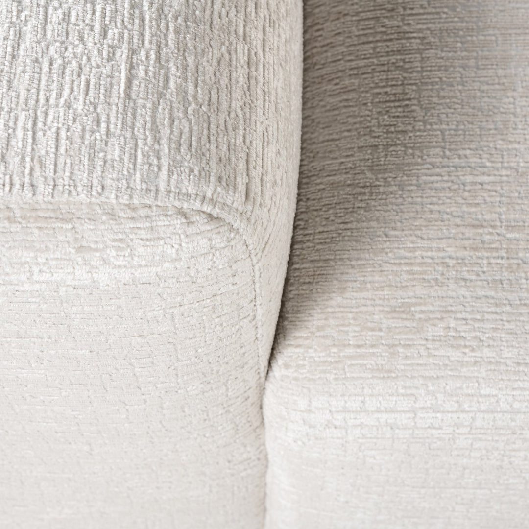 Sofa Lund cream fusion 3-seater + ottoman right
