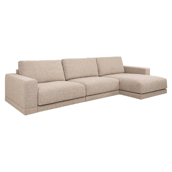 Sofa Trentino cayenne brown 3.5-seater + lounge left or right