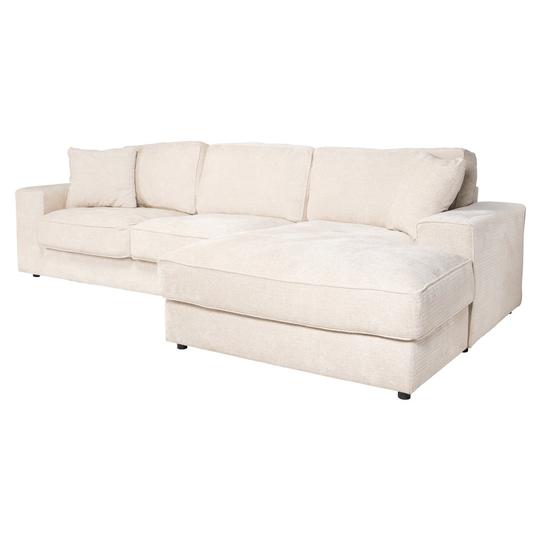 Sofa Santos niagara beige 2.5-seater + lounge right