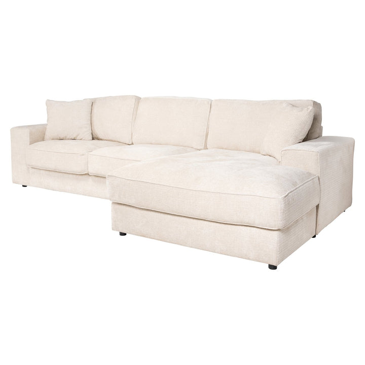 Sofa Santos niagara beige 2.5-seater + lounge right