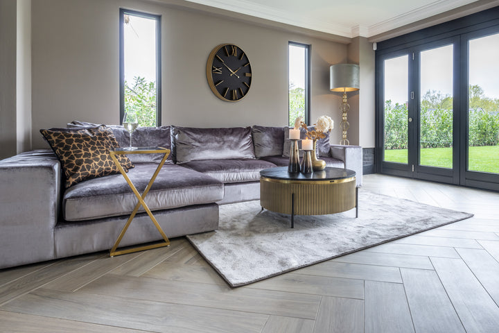 Ironville gold 90Ø coffee table