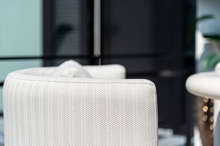 Outdoor dining chair Marlin beige swivel