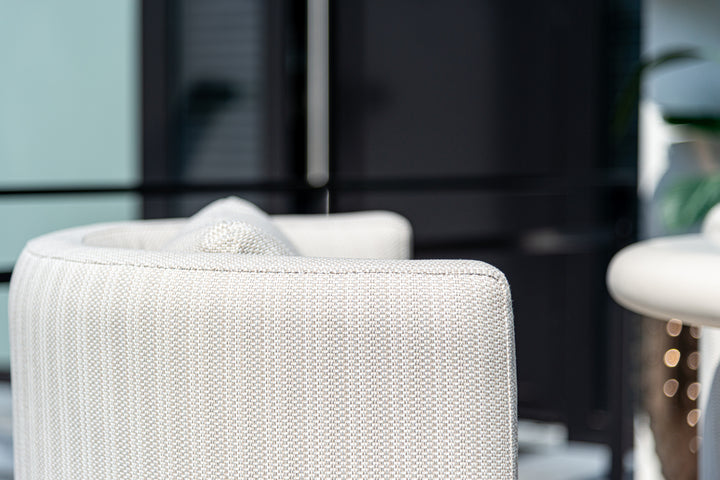Outdoor dining chair Marlin beige swivel