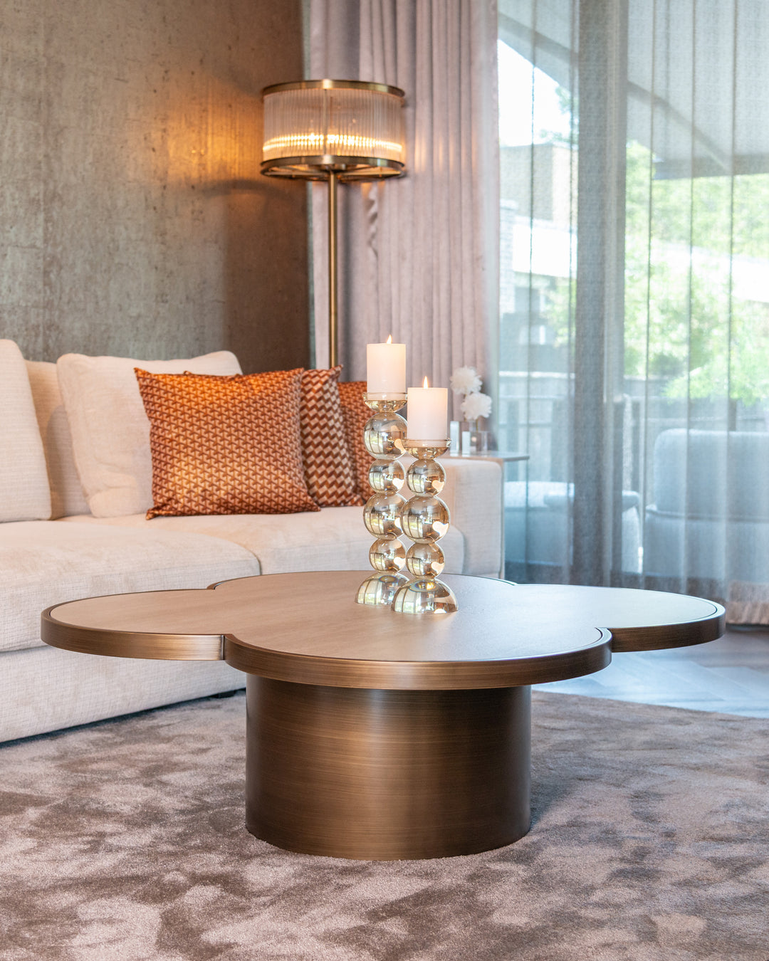 Clover beige coffee table