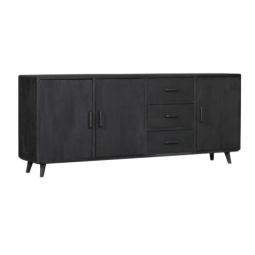 Omaha Black Sideboard | 220 cm