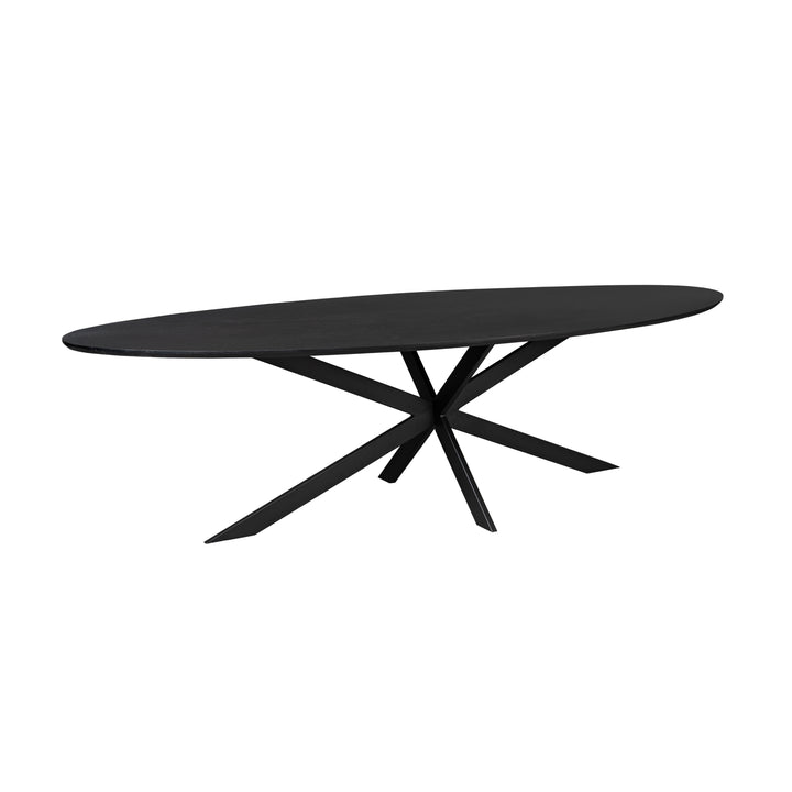 Ferris oak dining table | Oval 280 cm | Black