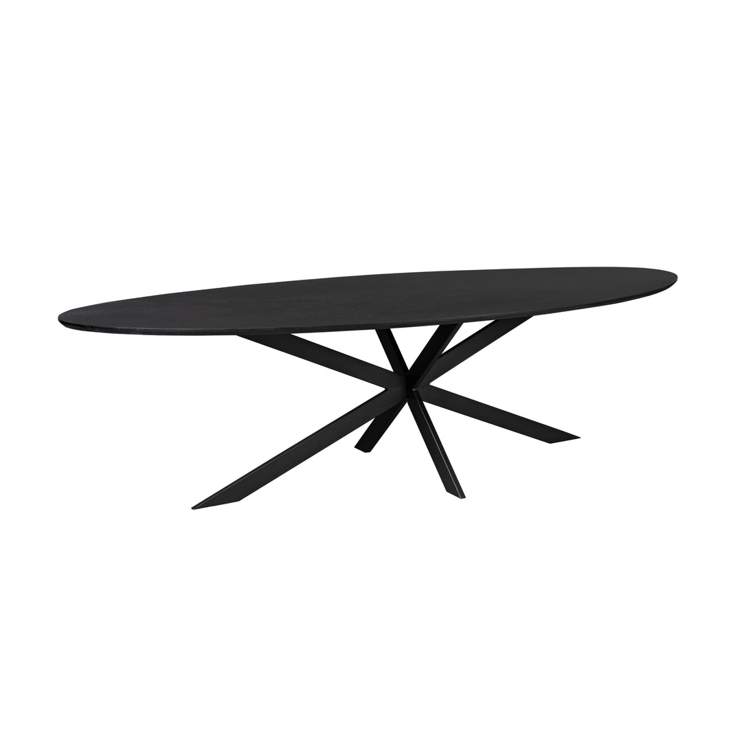 Ferris oak dining table | Oval 280 cm | Black