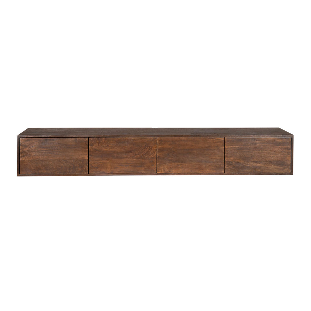 Floating TV cabinet Vision Brown | 200 cm