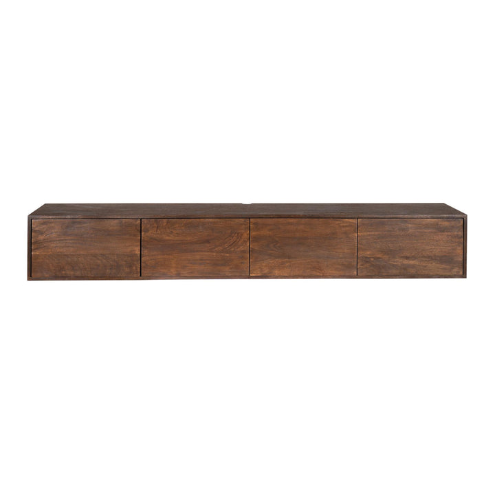 Floating TV cabinet Vision Brown | 200 cm