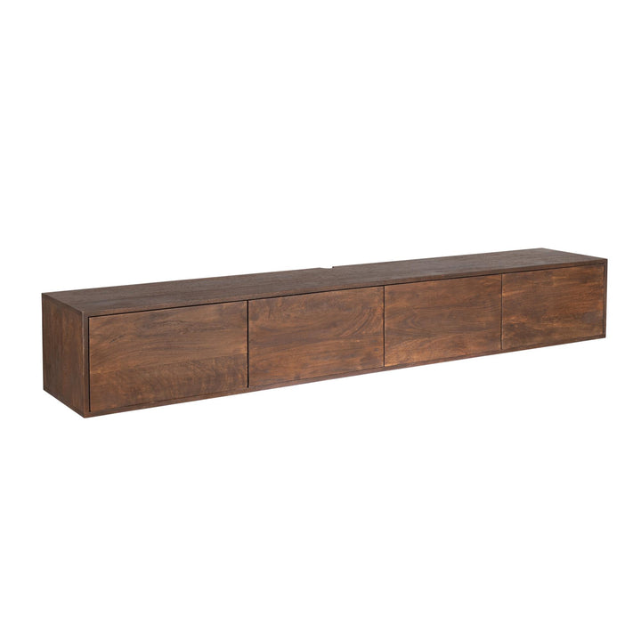 Floating TV cabinet Vision Brown | 200 cm