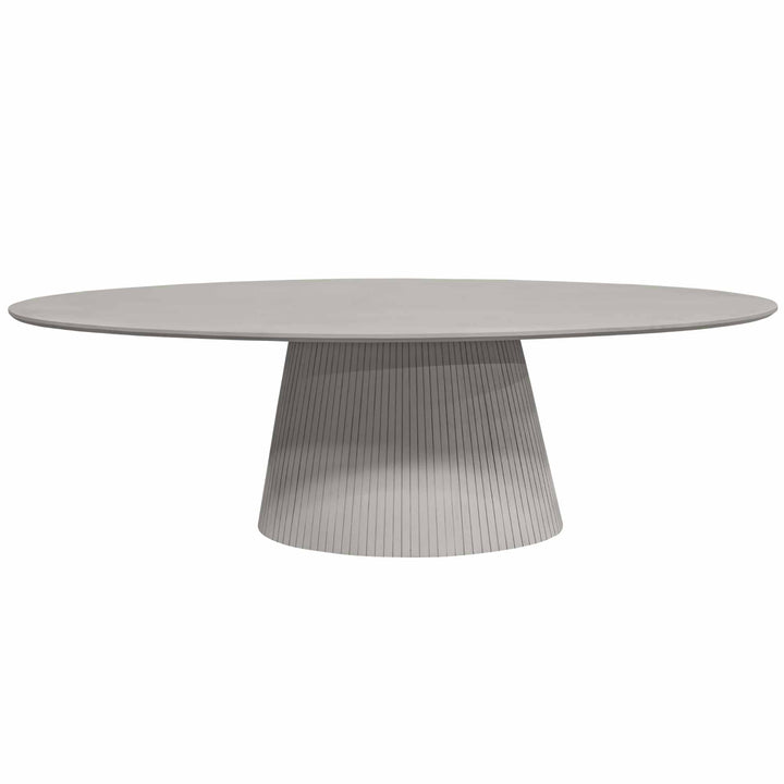 Solana dining table | 240 cm | Oval | Taupe