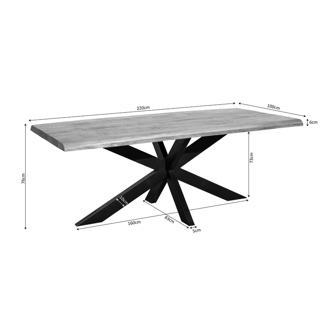 Boomstamtafel Denver | 220 cm