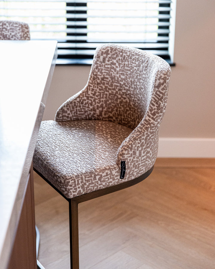 Bar chair Bolton natural geo (Set of 2)