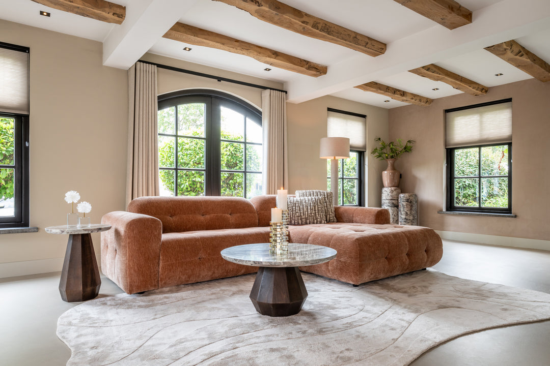 Couchtisch Oberoy Blush Beige 80Ø