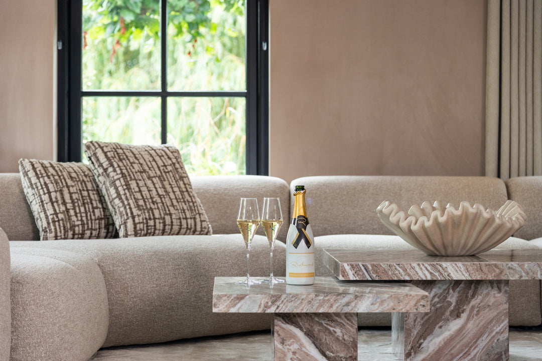 Rashford Blush Beige Coffee Table (Set of 2)