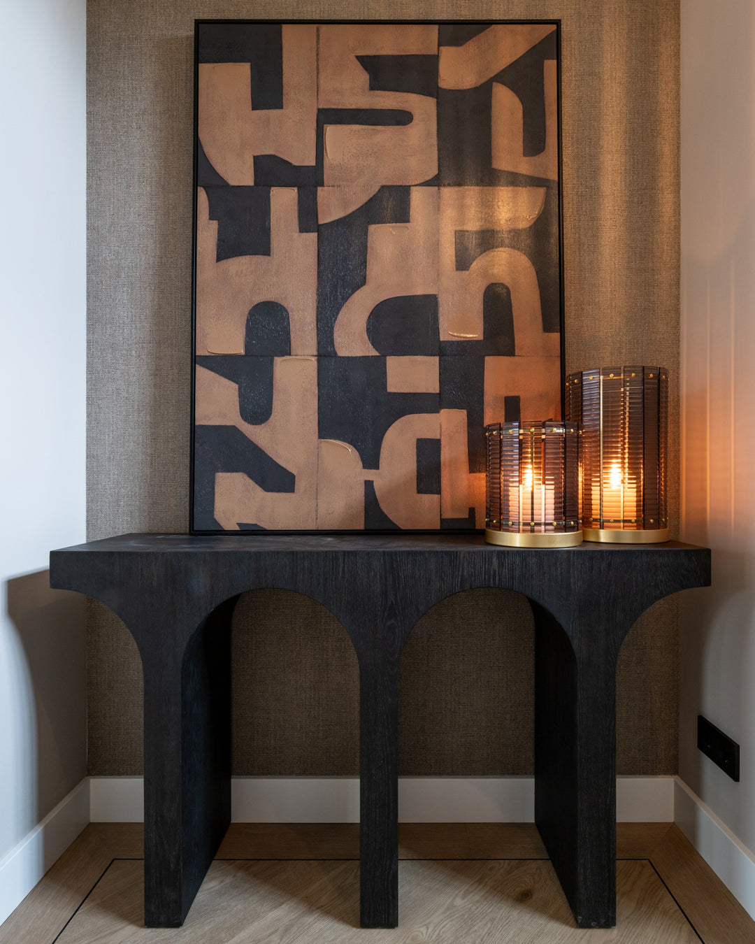 Console Ashford dark brown