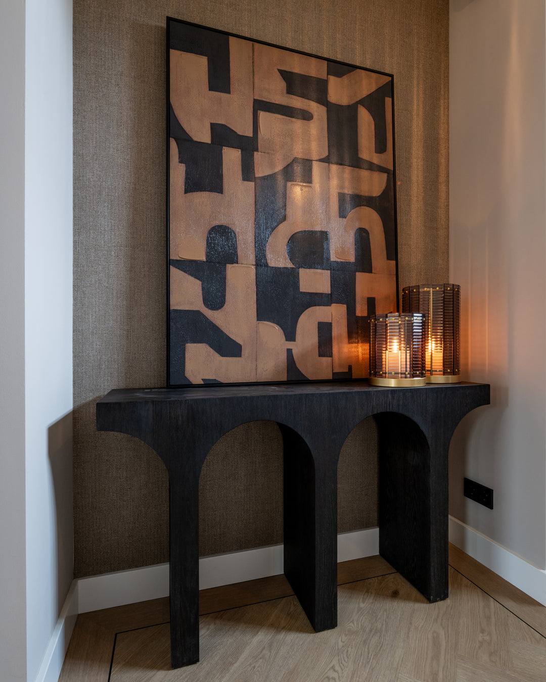 Console Ashford dark brown